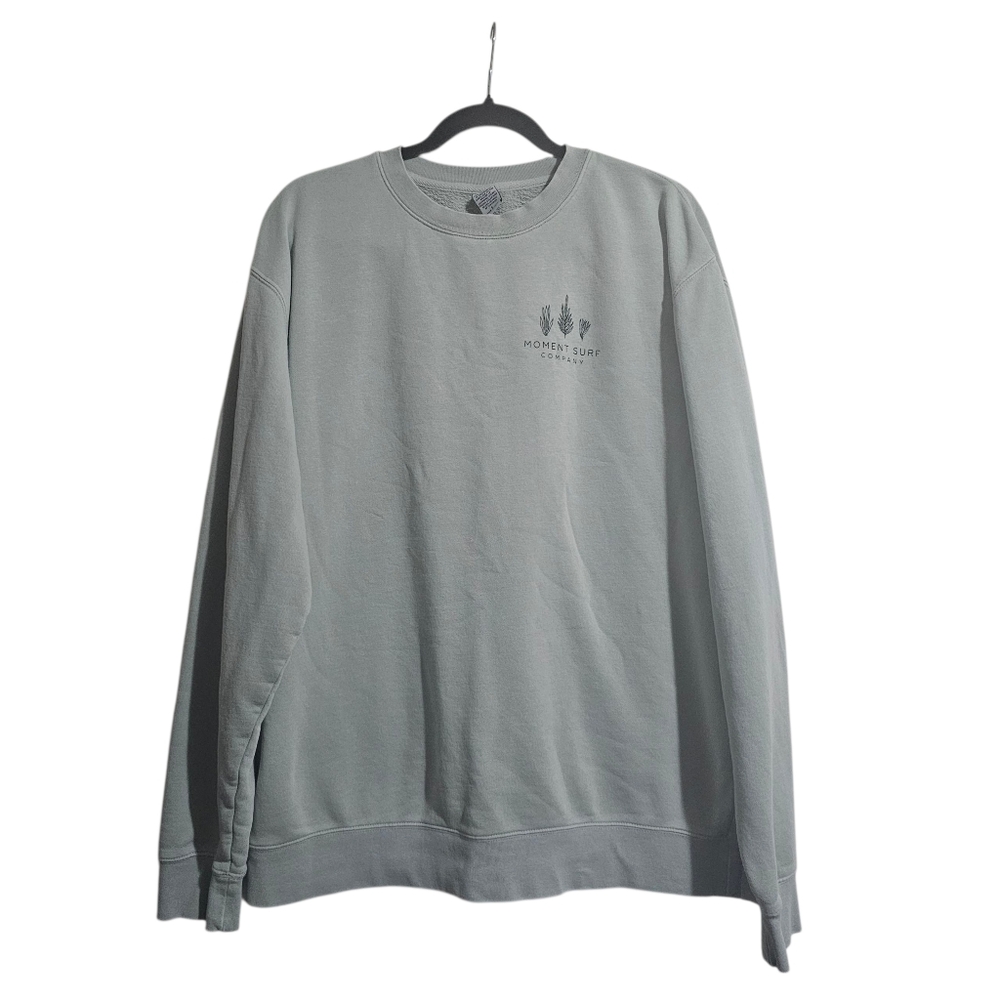 Independent Trading Co. Sweatshirt Cotton Blend Sage Green Large